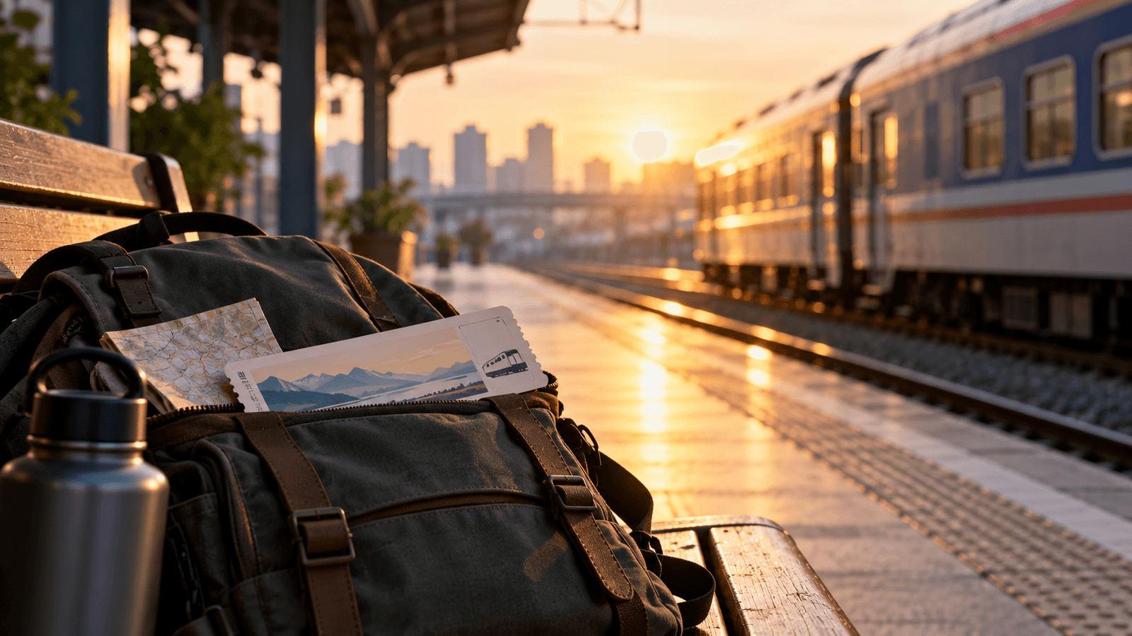 Each train is a chance. Pack the skill, the work, and enough courage to step on and take your own route.